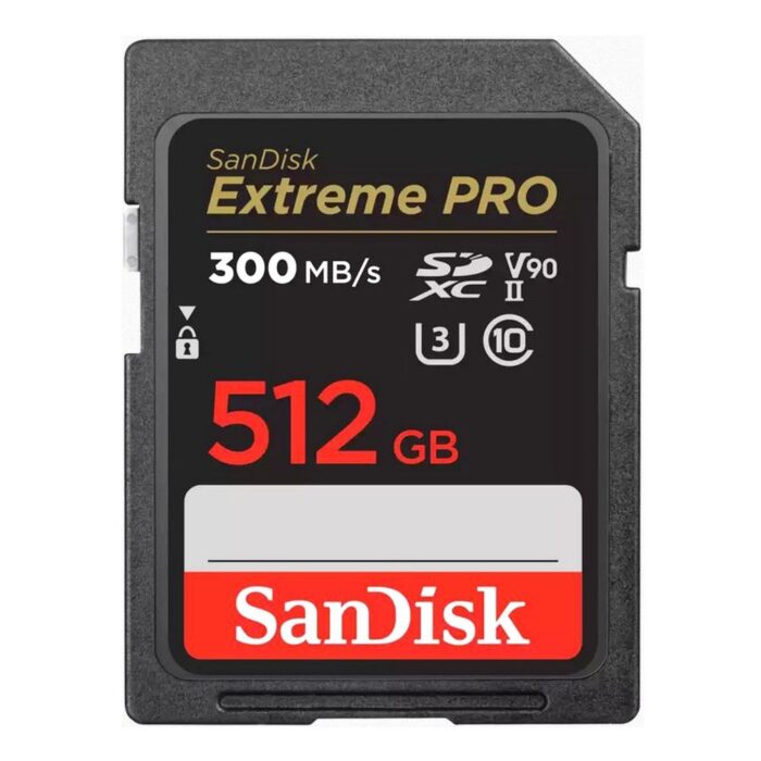 SanDisk 512GB Extreme PRO SDXC UHS-Il Memory Card