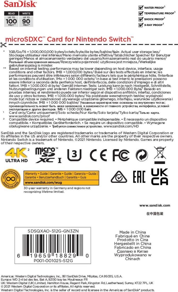 SanDisk 512GB microSDXC Card, Licensed for Nintendo Switch - Afbeelding 16